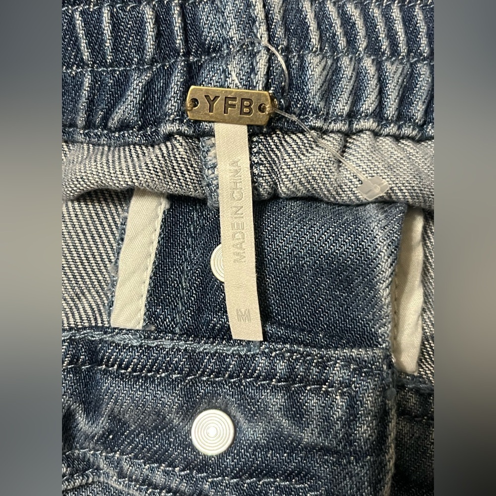 *NWOT* Young Fabulous & Broke Dara Denim Midi Skirt - Picture 3 of 5